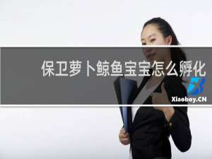 保卫萝卜鲸鱼宝宝怎么孵化