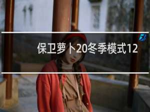 保卫萝卜 冬季模式12