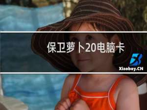 保卫萝卜 电脑卡