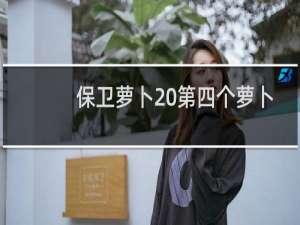 保卫萝卜 第四个萝卜