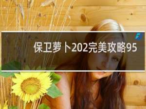 保卫萝卜 2完美攻略95