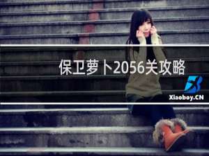 保卫萝卜 56关攻略