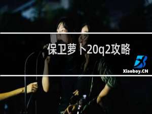 保卫萝卜 q2攻略