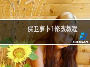 保卫萝卜1修改教程