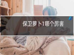 保卫萝卜1哪个厉害
