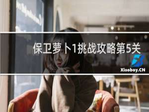 保卫萝卜1挑战攻略第5关