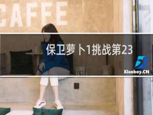 保卫萝卜1挑战第23