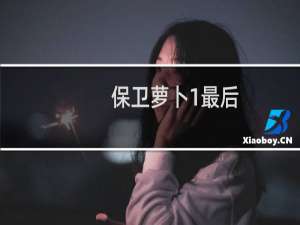 保卫萝卜1最后