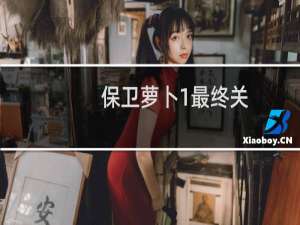 保卫萝卜1最终关