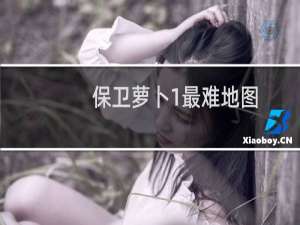 保卫萝卜1最难地图