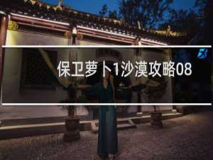 保卫萝卜1沙漠攻略08