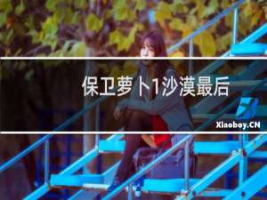 保卫萝卜1沙漠最后