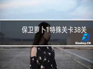 保卫萝卜1特殊关卡38关
