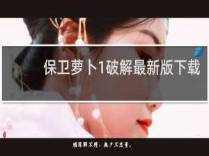 保卫萝卜1破解最新版下载