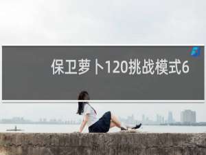 保卫萝卜1 挑战模式6