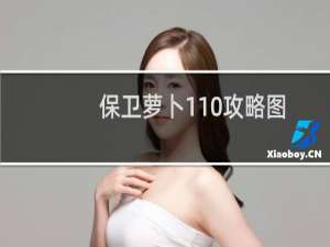 保卫萝卜110攻略图