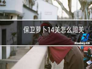 保卫萝卜14关怎么闯关