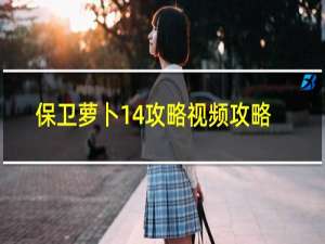 保卫萝卜14攻略视频攻略