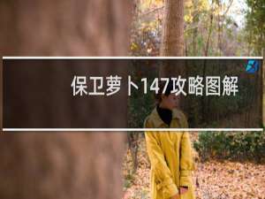保卫萝卜147攻略图解