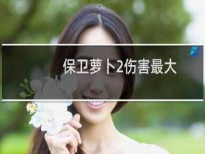 保卫萝卜2伤害最大