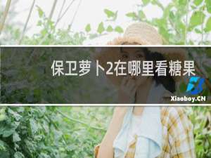 保卫萝卜2在哪里看糖果