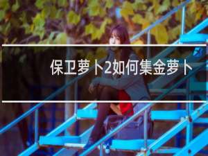 保卫萝卜2如何集金萝卜