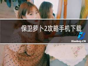 保卫萝卜2攻略手机下载