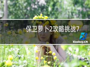 保卫萝卜2攻略挑战7