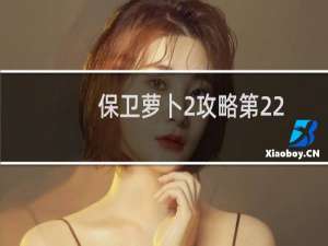 保卫萝卜2攻略第22