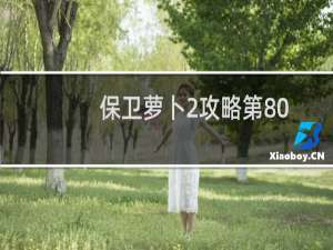 保卫萝卜2攻略第80
