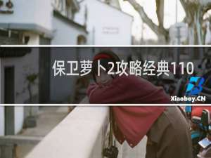 保卫萝卜2攻略经典110