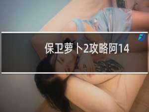 保卫萝卜2攻略阿14