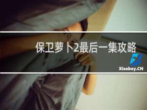 保卫萝卜2最后一集攻略