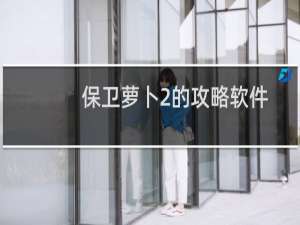 保卫萝卜2的攻略软件