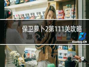 保卫萝卜2第111关攻略