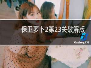 保卫萝卜2第23关破解版