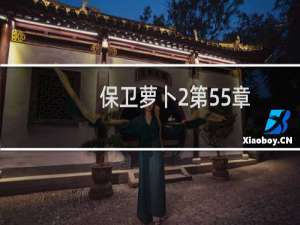 保卫萝卜2第55章