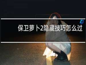 保卫萝卜2隐藏技巧怎么过