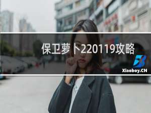 保卫萝卜2 119攻略