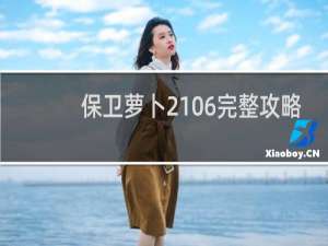 保卫萝卜2106完整攻略
