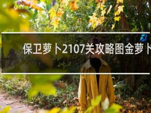 保卫萝卜2107关攻略图金萝卜
