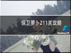 保卫萝卜211关攻略