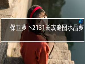 保卫萝卜2131关攻略图水晶萝卜