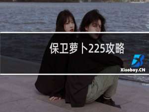 保卫萝卜225攻略