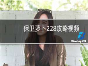 保卫萝卜228攻略视频