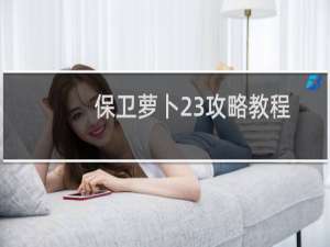 保卫萝卜23攻略教程