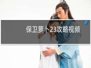保卫萝卜23攻略视频
