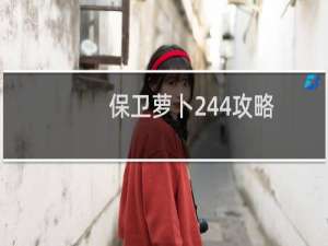 保卫萝卜244攻略