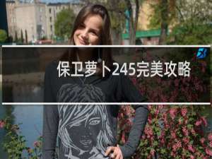 保卫萝卜245完美攻略