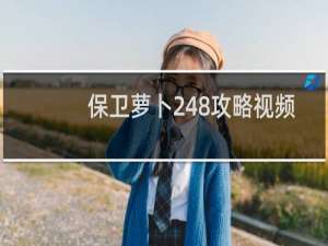 保卫萝卜248攻略视频